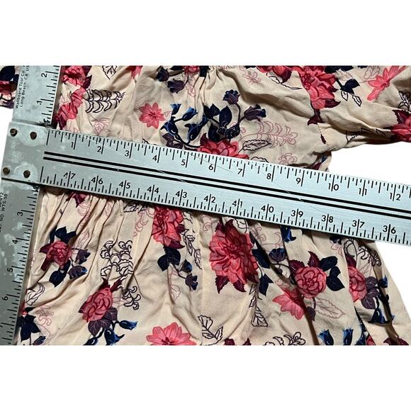 Matilda Jane Pink and White Floral Long Sleeve Dress Size 4T - Picture 4 of 5